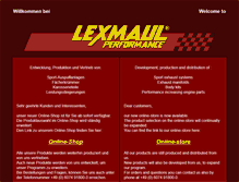 Tablet Screenshot of lexmaul.de